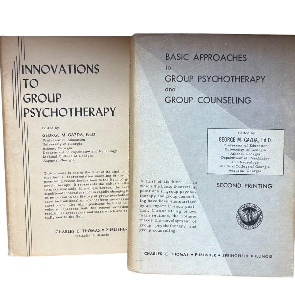 Basic Approaches To Group Psychotherapy And Counseling By Gazda Second Printing